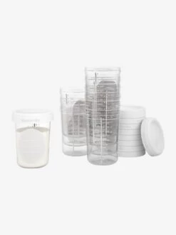 10 Pots De Conservation 200 Ml SUAVINEX Blanc - Suavinex