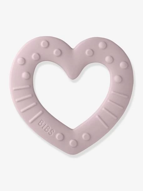 Anneau De Dentition Baby Bitie Heart BIBS Mauve Pâle - Bibs