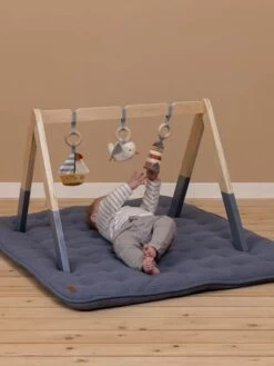 Arche En Bois D'Éveil Mouette Sailors Bay - LITTLE DUTCH Bleu Grisé - Little Dutch