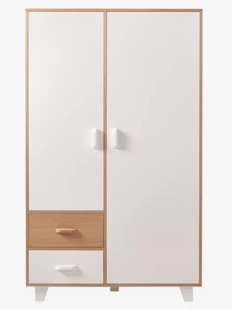 Armoire 2 Portes + 2 Tiroirs LIGNE HOPLA Blanc - Vertbaudet – Image 2