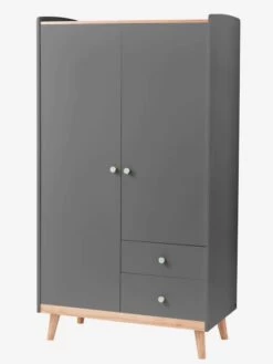 Armoire 2 Portes LIGNE CONFETTI Vert - Vertbaudet