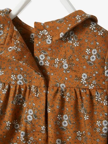 Barboteuse Fleurie Bébé Manches Longues Caramel Imprimé - Vertbaudet – Image 6
