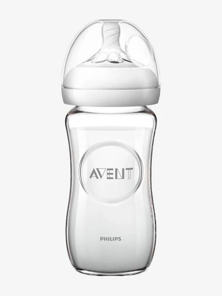 Biberon Verre 240 Ml Philips AVENT Natural Sans BPA Transparent - Philips Avent – Image 2