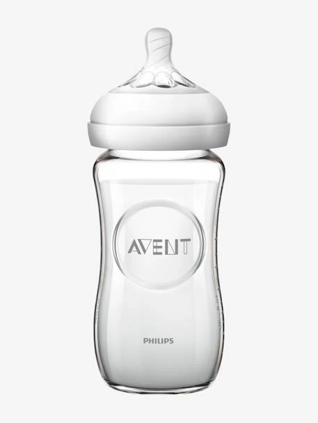 Biberon Verre 240 Ml Philips AVENT Natural Sans BPA Transparent - Philips Avent – Image 3