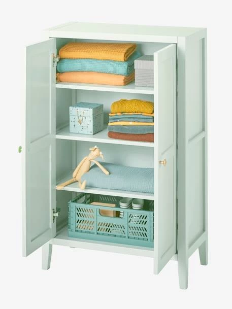 Bibliothèque / Petite Armoire 2 Portes LIGNE PARISIENNE Vert D'eau - Vertbaudet – Image 2