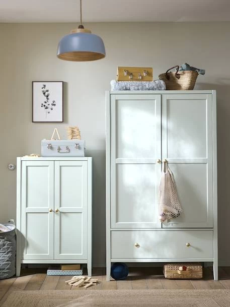 Bibliothèque / Petite Armoire 2 Portes LIGNE PARISIENNE Vert D'eau - Vertbaudet – Image 4