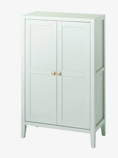 Bibliothèque / Petite Armoire 2 Portes LIGNE PARISIENNE Vert D'eau - Vertbaudet