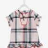 Blouse à Carreaux Bébé Fille Rose - Vertbaudet