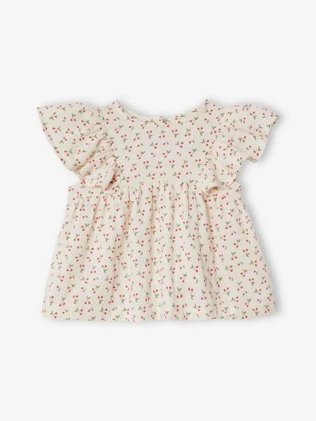 Blouse Avec Volants Bébé Rose Clair Imprimé - Vertbaudet – Image 4