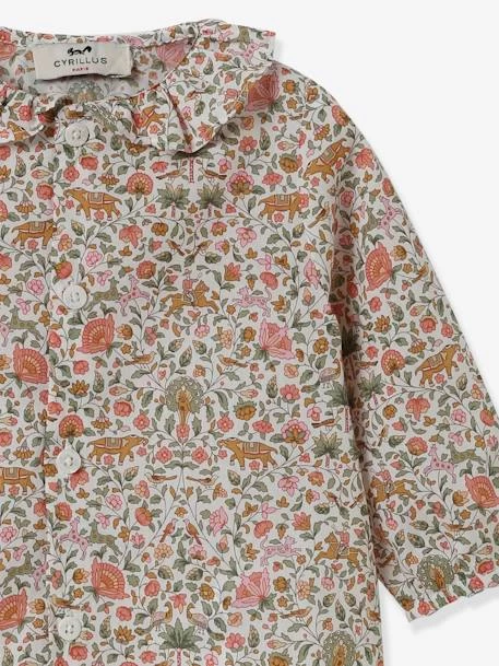 Blouse Bébé CYRILLUS En Tissu Liberty® Vert Imprimé - Cyrillus – Image 3