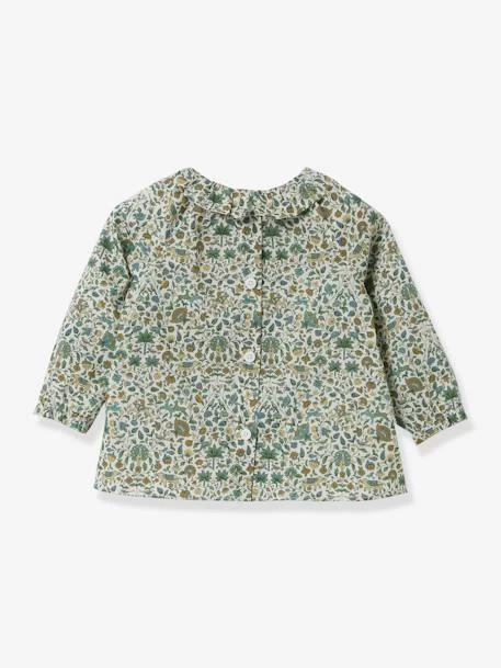Blouse Bébé CYRILLUS En Tissu Liberty® Vert Imprimé - Cyrillus – Image 5