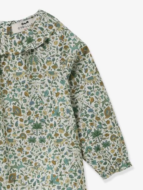 Blouse Bébé CYRILLUS En Tissu Liberty® Vert Imprimé - Cyrillus – Image 6