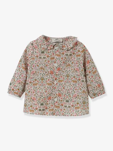 Blouse Bébé CYRILLUS En Tissu Liberty® Vert Imprimé - Cyrillus