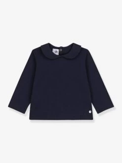 Blouse Bébé En Coton Bio PETIT BATEAU Marine - Petit Bateau