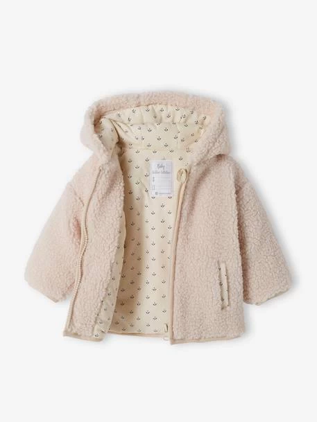Blouson Aspect Fourrure Ouatiné Bébé écru - Vertbaudet – Image 2