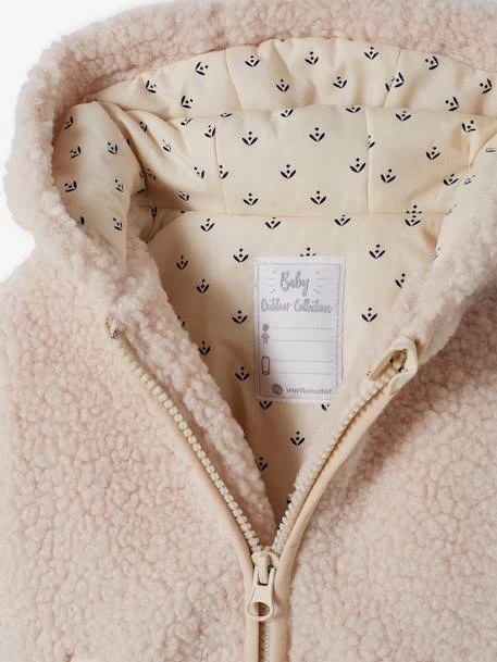 Blouson Aspect Fourrure Ouatiné Bébé écru - Vertbaudet – Image 4