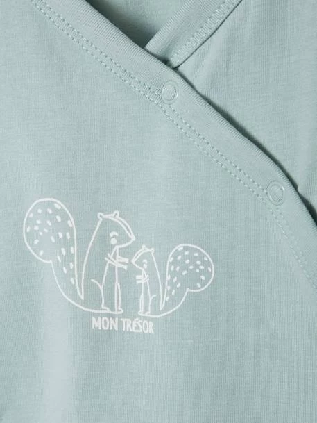 Brassière Bébé Naissance Coton Et élasthanne Vert Céladon - Vertbaudet – Image 3