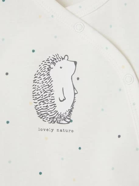 Brassière Bébé Naissance En Coton Bio Ivoire Imprimé - Vertbaudet – Image 2