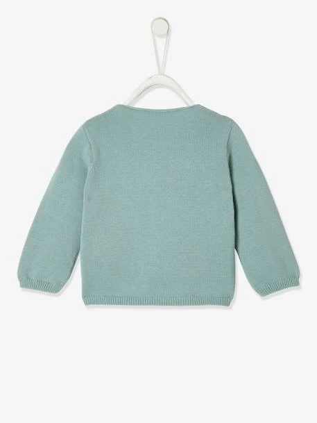 Brassière Bébé Naissance En Tricot De Coton Bio Gris Chiné - Vertbaudet – Image 3