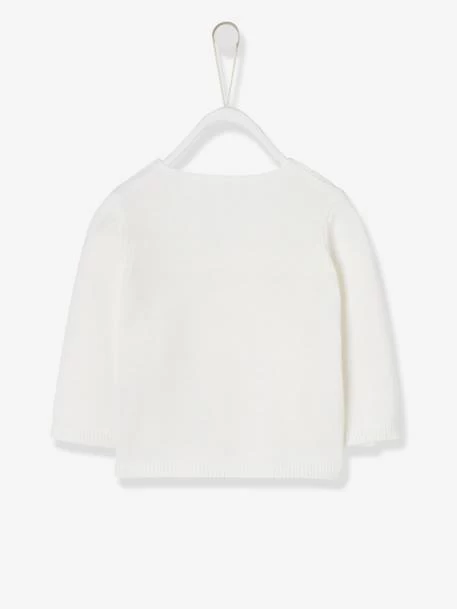 Brassière Bébé Naissance En Tricot De Coton Bio Gris Chiné - Vertbaudet – Image 6