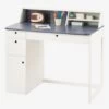Bureau Enfant COSMOS Blanc Clair Uni Avec Decor - Vertbaudet