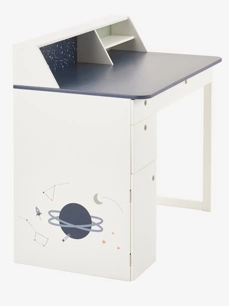 Bureau Enfant COSMOS Blanc Clair Uni Avec Decor - Vertbaudet – Image 3