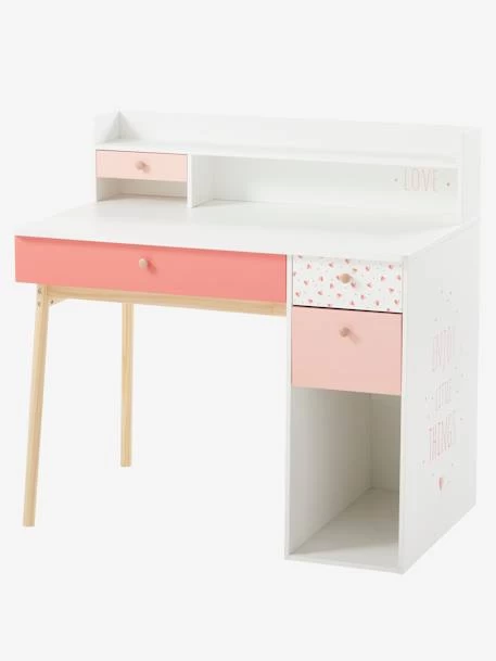 Bureau Enfant Léa Blanc - Bois - Vertbaudet – Image 3