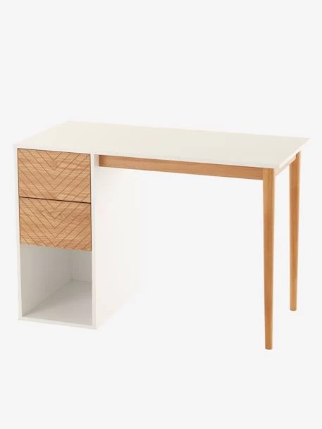 Bureau Ligne CHEVRONS Blanc/bois - Vertbaudet – Image 3