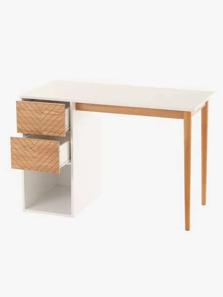 Bureau Ligne CHEVRONS Blanc/bois - Vertbaudet – Image 4