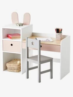 Bureau Maternelle BUNNY Blanc - Vertbaudet