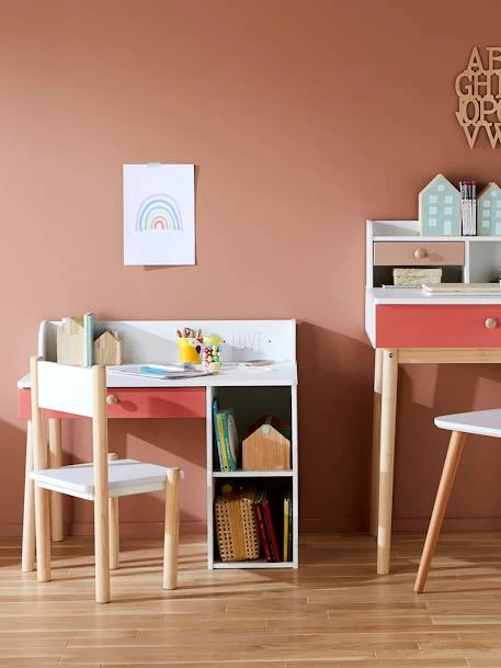 Bureau Maternelle LIGNE LÉA Blanc - Bois - Vertbaudet – Image 5