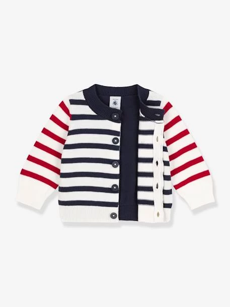 Cardigan Bébé En Tricot Coton PETIT BATEAU écru - Petit Bateau – Image 3