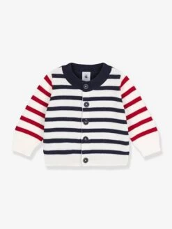 Cardigan Bébé En Tricot Coton PETIT BATEAU écru - Petit Bateau
