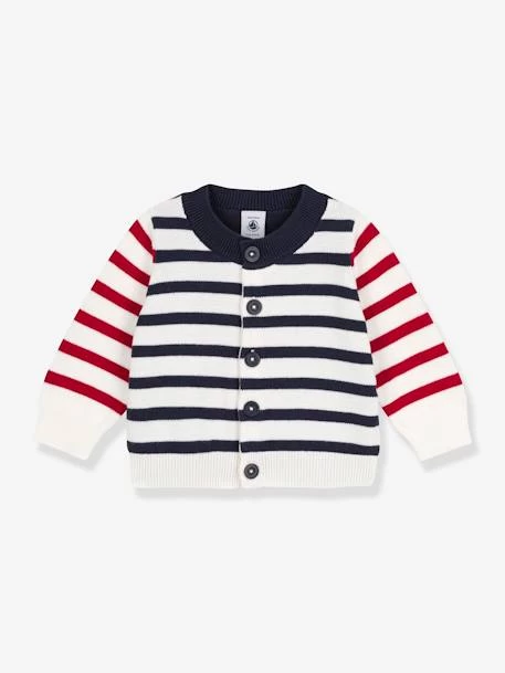 Cardigan Bébé En Tricot Coton PETIT BATEAU écru - Petit Bateau