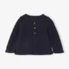 Cardigan En Coton Bébé Fine Jauge BASICS Ivoire - Vertbaudet