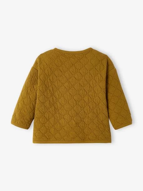 Cardigan Molleton Matelassé Bébé Bois De Rose - Vertbaudet – Image 6