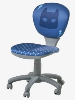 Chaise De Bureau à Roulettes Enfant Super-héros Bleu - Vertbaudet