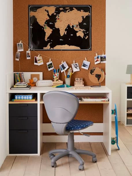 Chaise De Bureau à Roulettes Enfant Super-héros Bleu - Vertbaudet – Image 5