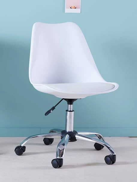 Chaise De Bureau Enfant à Roulettes Rose - Vertbaudet – Image 5