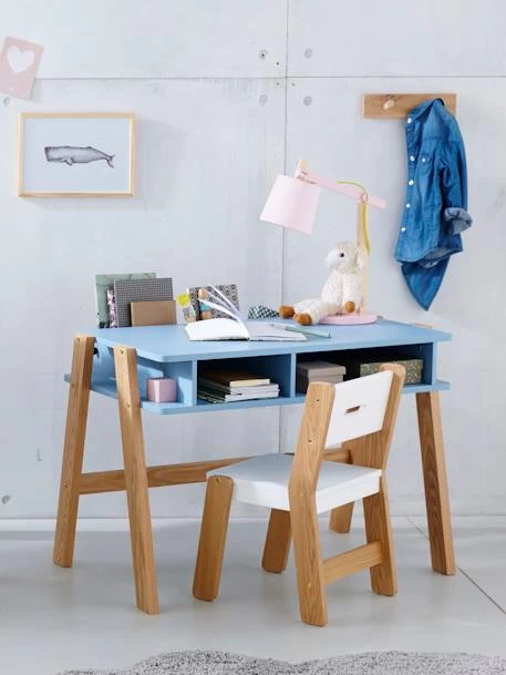 Chaise Maternelle, Assise 30 Cm LIGNE ARCHITEKT Blanc/bois - Vertbaudet – Image 4