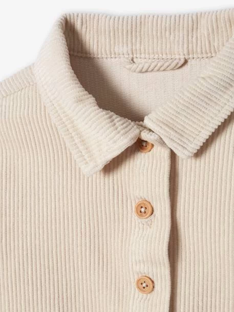 Chemise En Velours Côtelé Bébé écru - Vertbaudet – Image 3