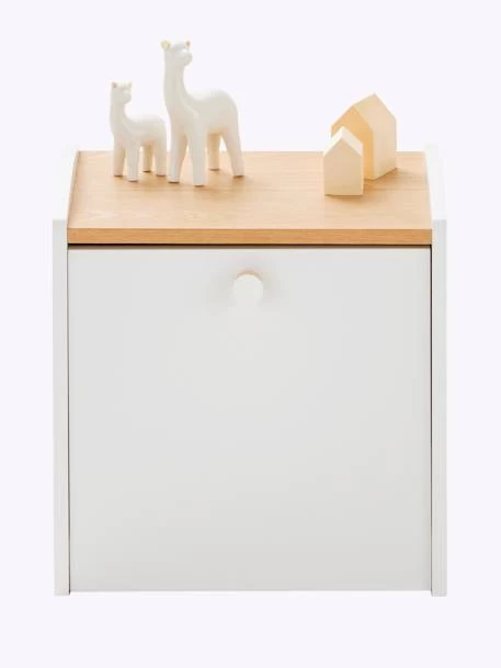 Chevet Avec Bac à Roulettes LIGNE CONFETTI Blanc - Vertbaudet