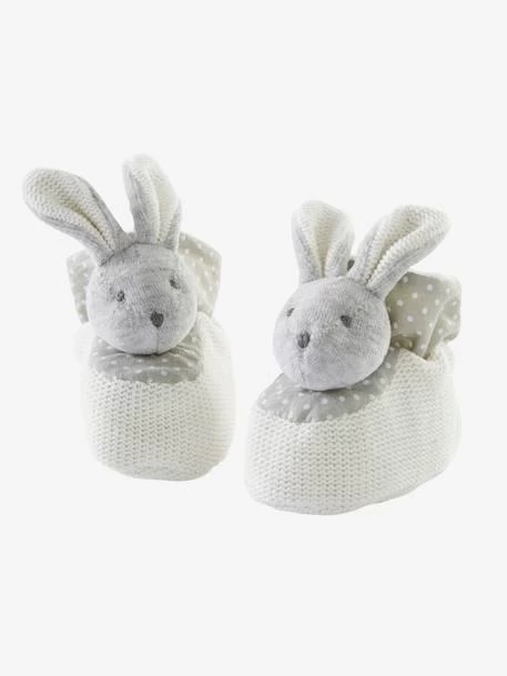 Coffret Doudou Et Chaussons Beige - Vertbaudet
