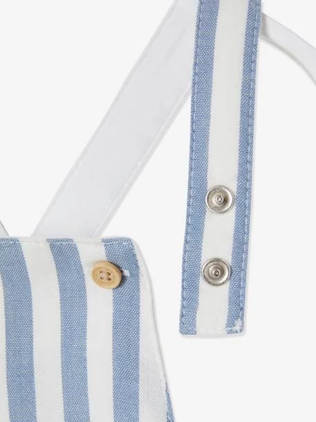 Combinaison Bébé Naissance Forme Barboteuse Bleu Chambray Rayé - Vertbaudet – Image 5