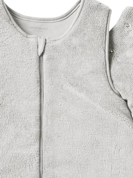 Combinaison De Transport Polaire Microfibre, Manches Amovibles Taupe - Vertbaudet – Image 5