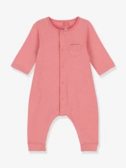 Combinaison Unie Bébé En Coton Bio PETIT BATEAU Papaye - Petit Bateau