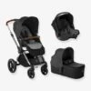 Combiné Trio Poussette Kawai + Nacelle Micro + Siège-auto Groupe 0+ Koos ISize R1 Collection 2022 JANE Noir (cold Black) - Jane