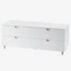 Commode 2 Tiroirs Sous Pente LIGNE SMILE Blanc - Vertbaudet