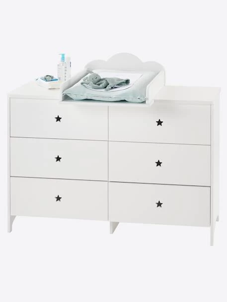 Commode 6 Tiroirs LIGNE SIRIUS Blanc Clair Uni - Vertbaudet – Image 2