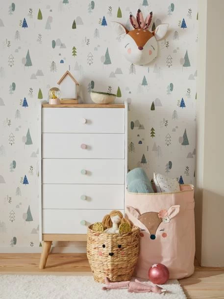 Commode Semainier Avec Poignées Personnalisables LIGNE CONFETTI Blanc - Vertbaudet – Image 3